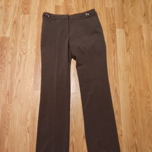 New York & Company size 4 tall gray dress pants